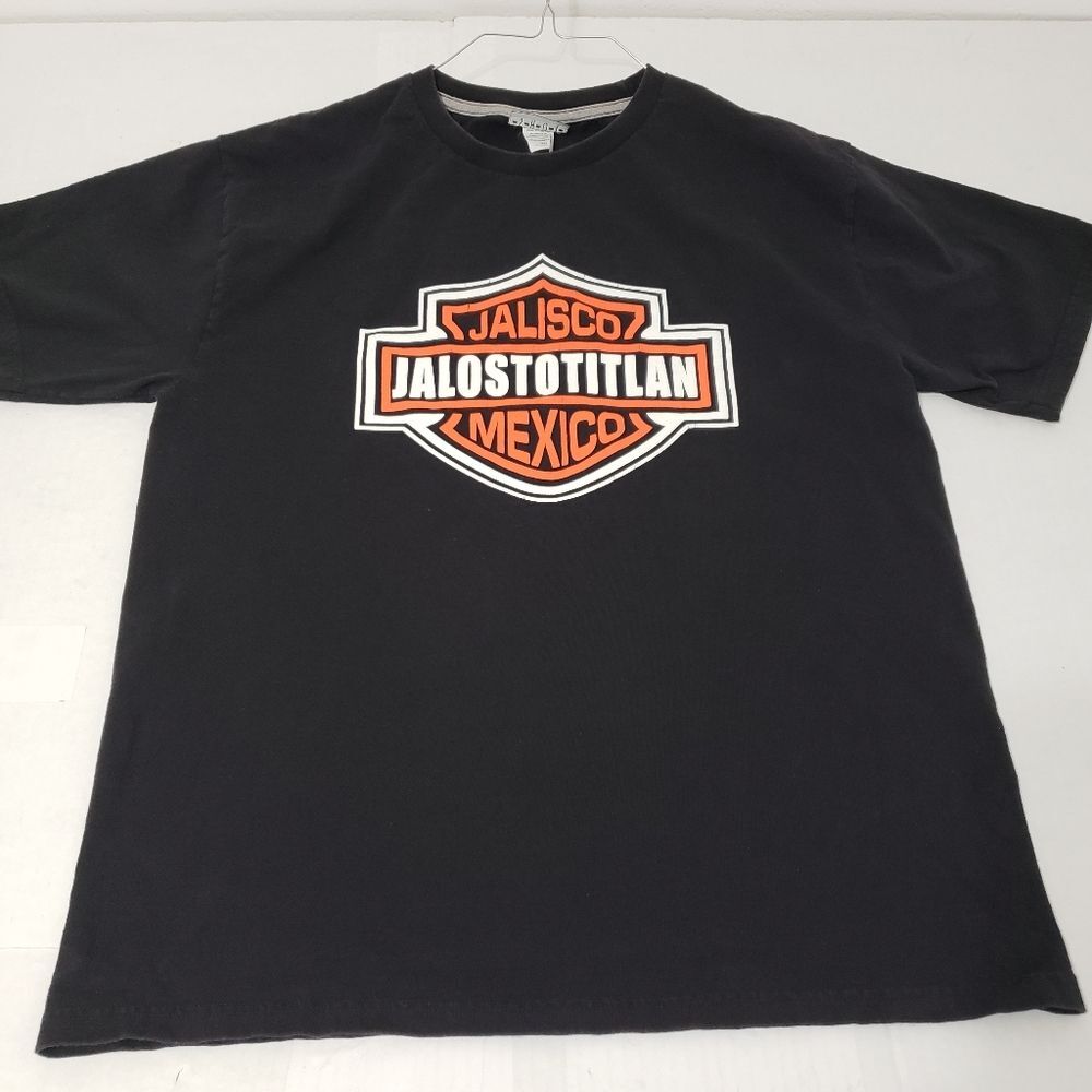 Harley Davidson Logo Jalisco Mexico Jalostotitlan by SHOT T-Shirt Men's xl Black